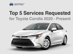 Toyota Corolla(2020년 현재):가장 일반적인 5가지 Openbay 서비스 