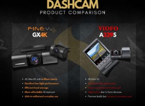 FineVu GX4K 대 Viofo A329S:심층 듀얼 채널 대시캠 대결 