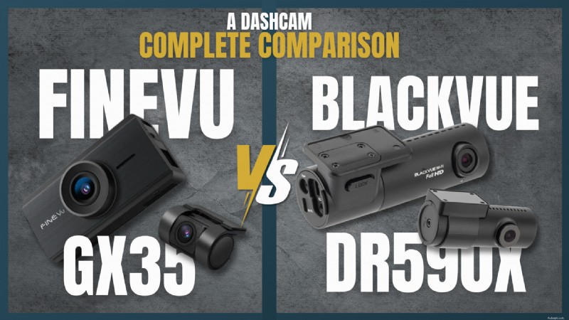 FineVu GX35 vs BlackVue DR590X:어느 듀얼 채널 대시캠이 승리할까요? 