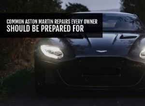 AstonMartin 필수 수리:소유자가 알아야 할 사항 