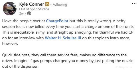 ChargePoint, 표준화된 세션 비용 도입 – 사용자 및 네트워크 파트너에게 미치는 영향 