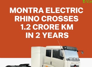 Montra Electric의 Rhino EV 트럭, 단 2년 만에 1,200만km 주행 