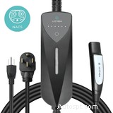 Lectron 휴대용 Tesla NACS EV 충전기 – 레벨 1 및 2, 120V/240V, 8‑40A, NEMA5‑15 및 14‑50 호환 