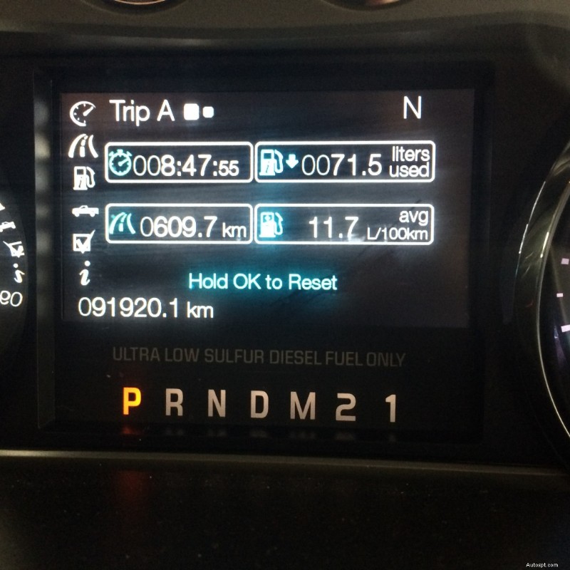 재고 2011 Ford 6.7 Diesel으로 뛰어난 연비 달성