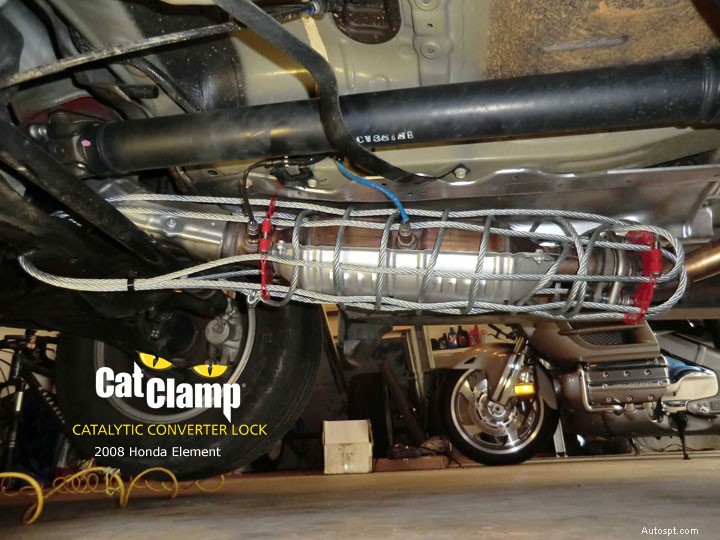차량 보안:CatClamps®로 촉매 변환기 도난으로부터 보호 