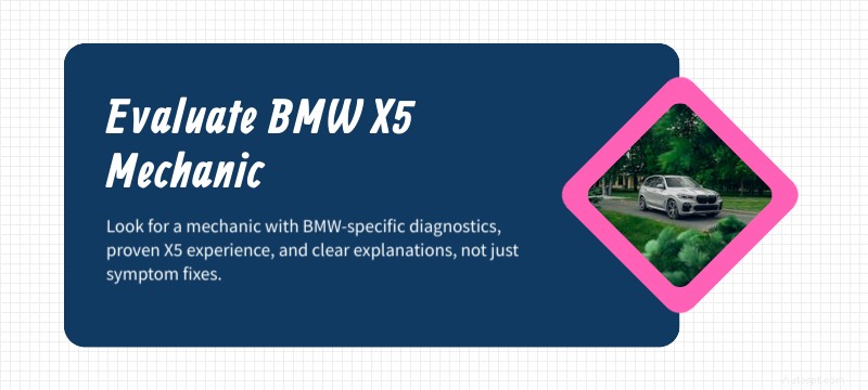 플레이노, 댈러스, 화이트록의 전문가 BMW X5 수리 – 인증된 진단 및 전체 시스템 서비스