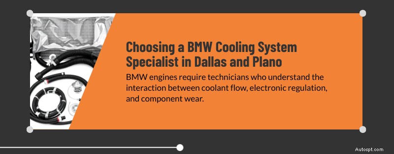텍사스주 댈러스 및 플레이노의 전문 BMW 냉각 시스템 서비스 