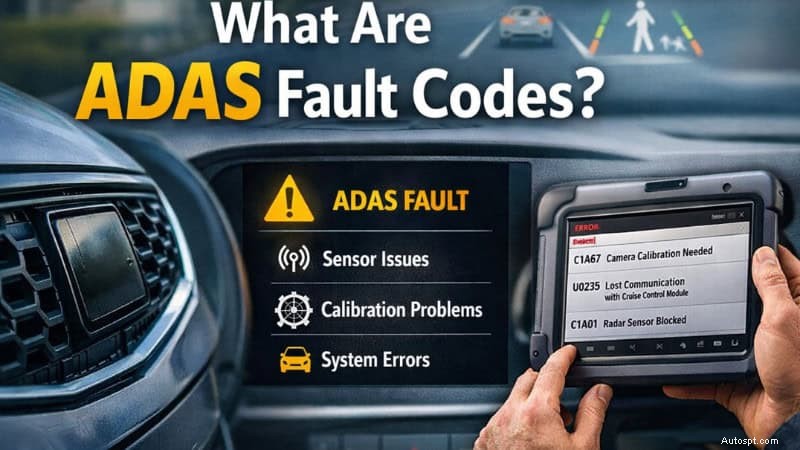 ADAS 오류 코드 이해:보다 안전한 운전을 위한 원인, 증상 및 수정 사항