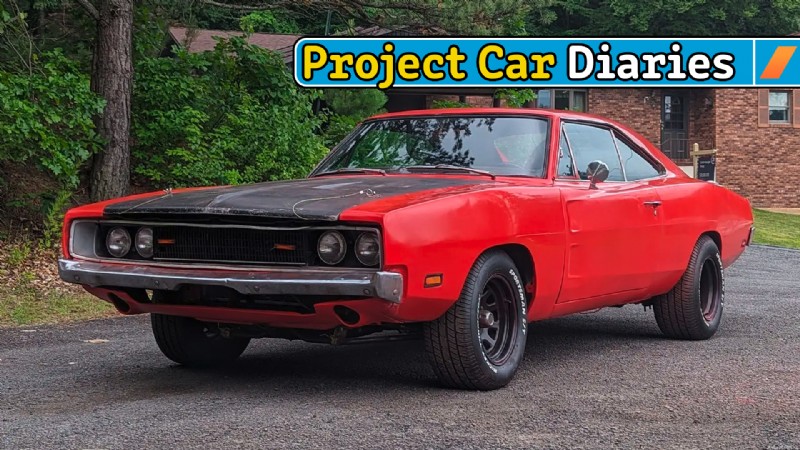 클래식 부활:산업용 페인트로 1969년형 Dodge Charger 변형 